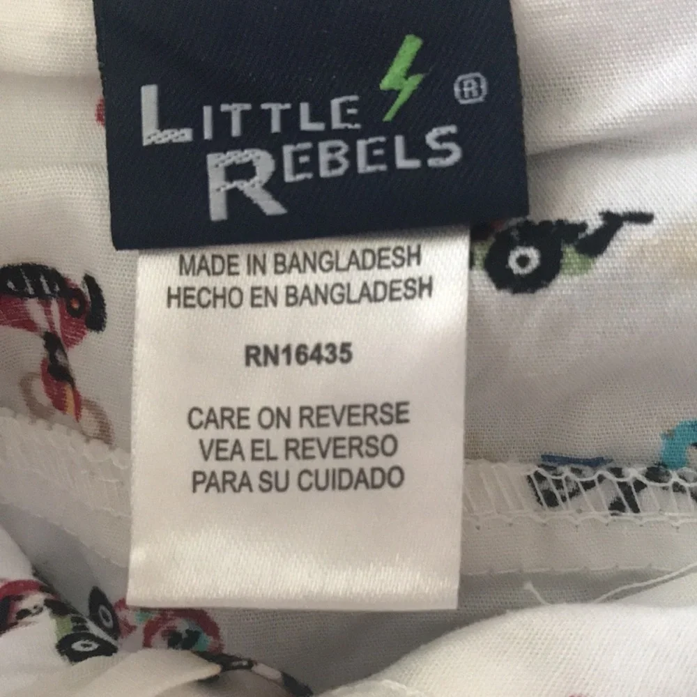 Little Rebels ‘Born to Ride’ Three Piece Bodysuit Set 6-9 months Mix n Match Set